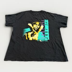 Ice Cube Mens Black Graphic Print Short Sleeve Hip Hop Rap Tee T-Shirt Size XL